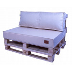 Paletové sedenie Golden Garden GG28 podsedák a vankúš 120cm x 80cm x 15cm Krémové